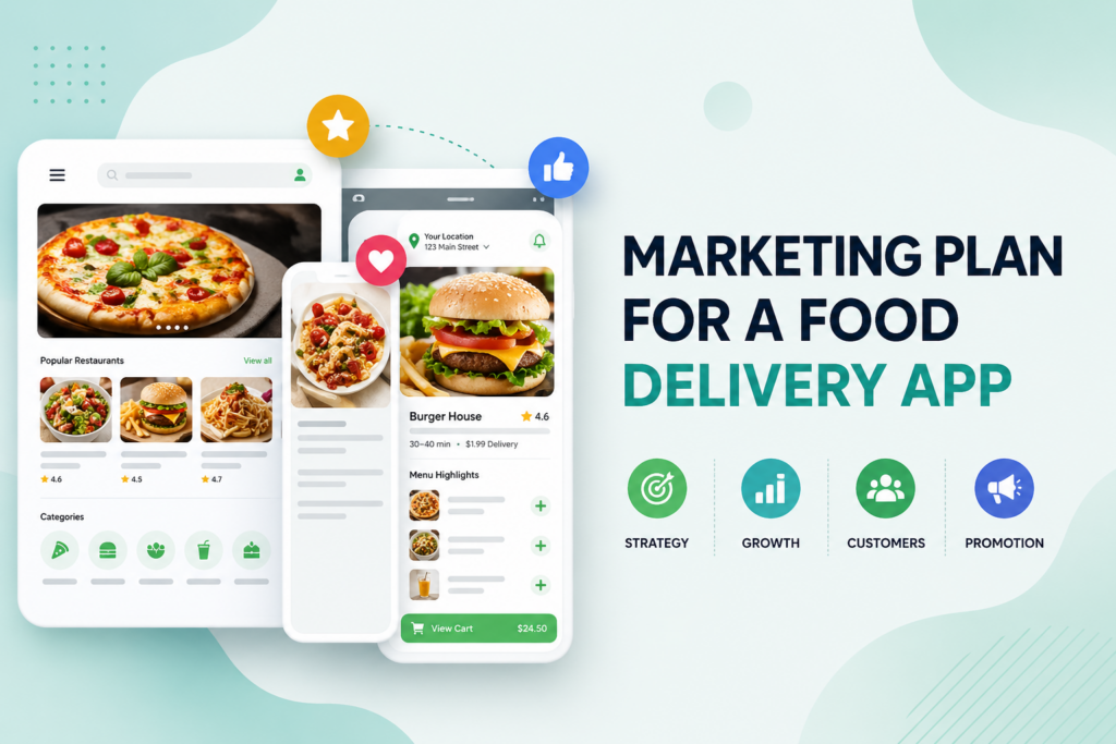 Marketing plan for a food delivery App