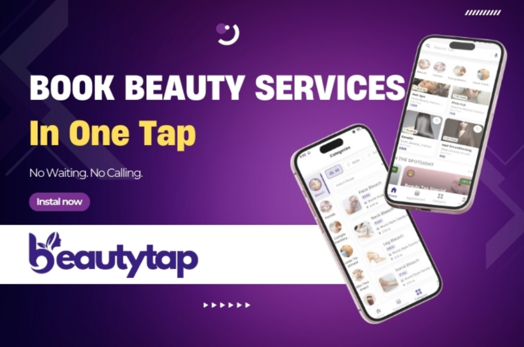 Beauty tap Parlor management app by ERPL